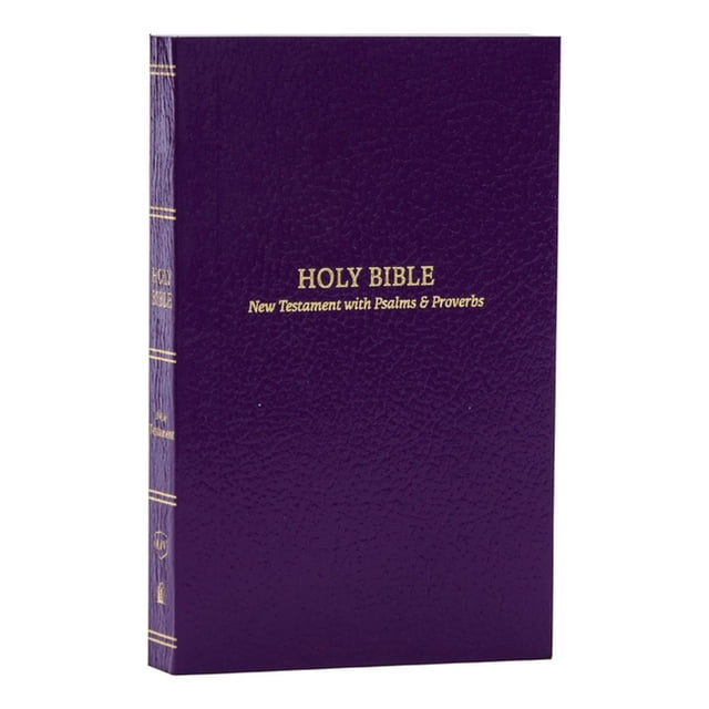 KJV Holy Bible Pocket New Testament with Psalms and Proverbs, Purple