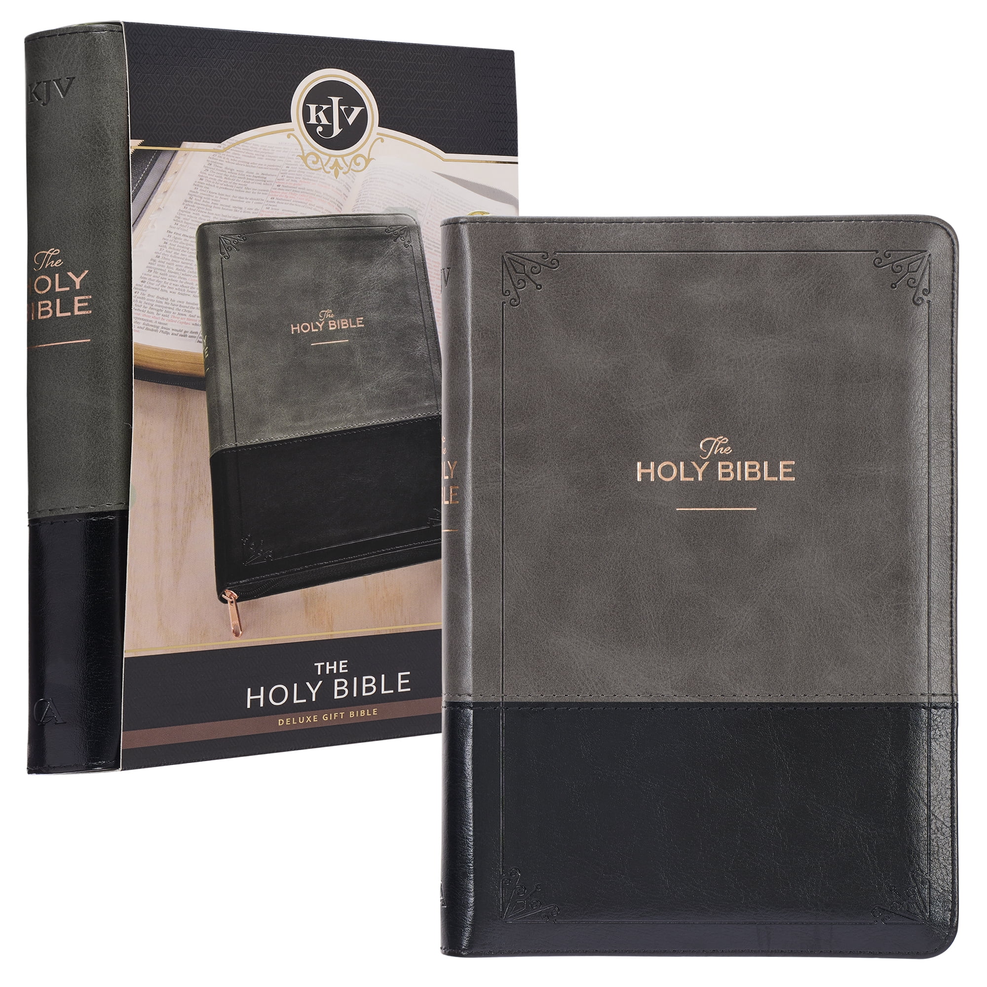 KJV Holy Bible Standard Size Faux Leather Red Letter Edition Thumb ...