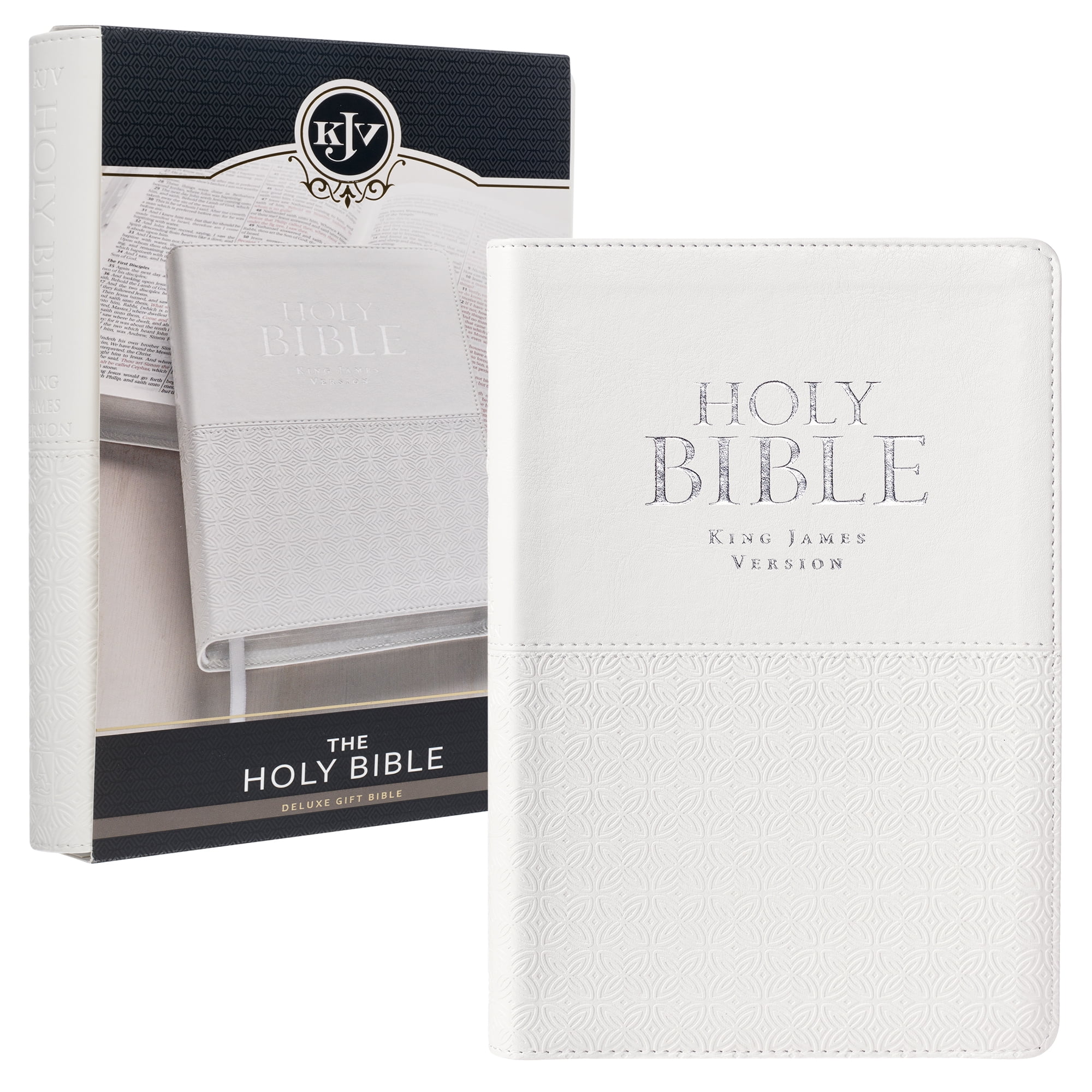 KJV Holy Bible, Standard Size Faux Leather Red Letter Edition Thumb ...
