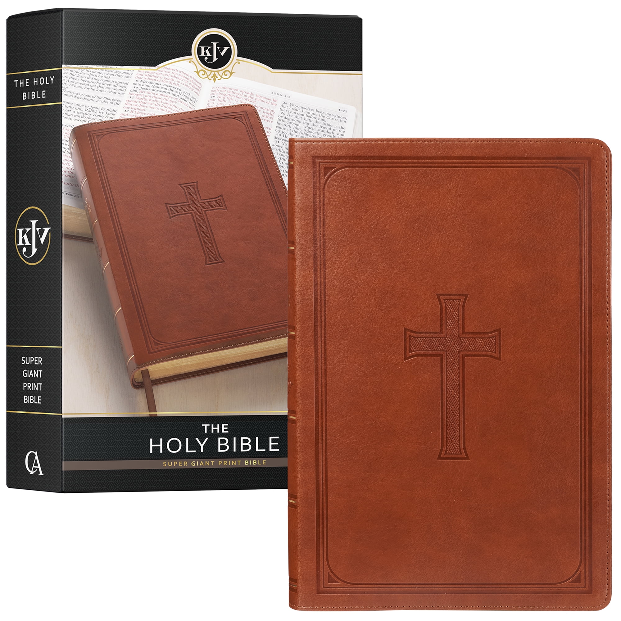 Christian Art Gifts, KJV Holy Bible, 17-point Giant Print, Red