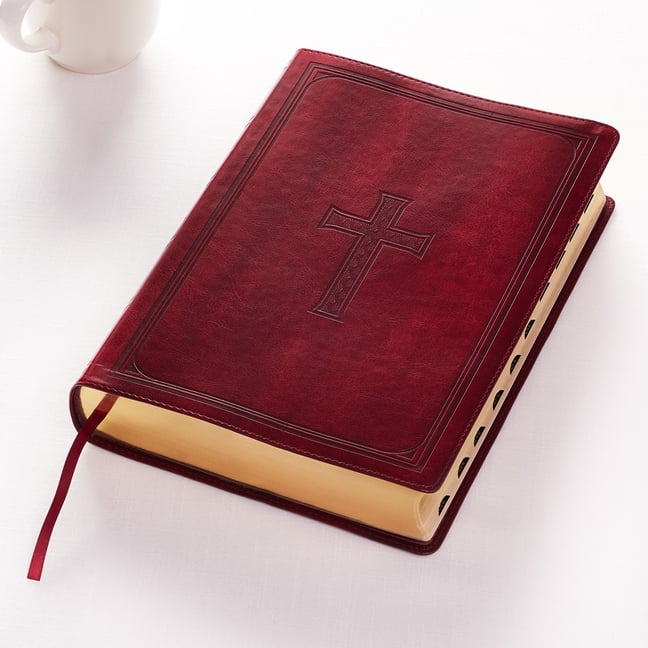 きむぽん　赤　ST KJV Holy Bible, Super Giant Print Faux Leather Red Letter Edition