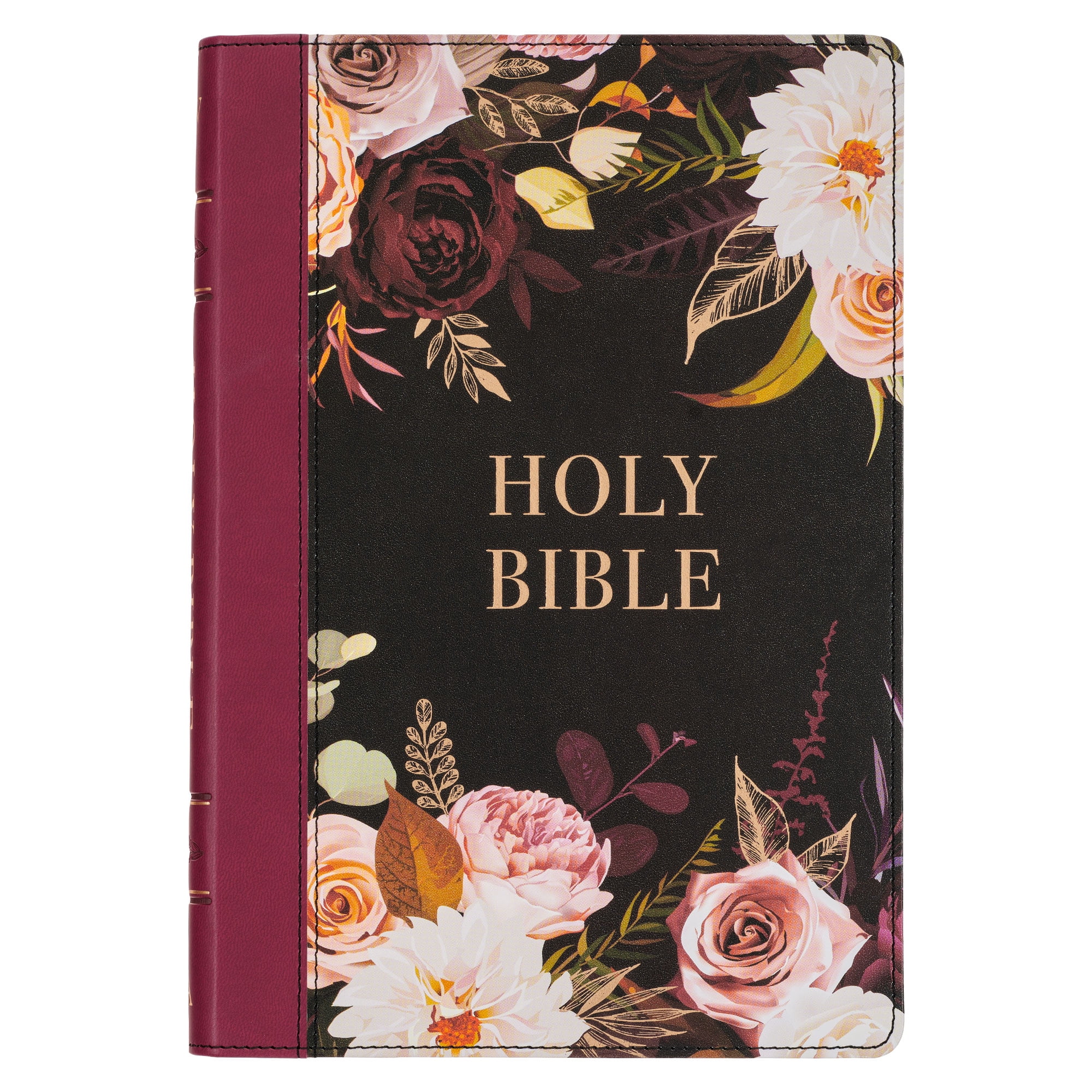 KJV Holy Bible, Thinline Large Print Faux Leather Red Letter Edition ...