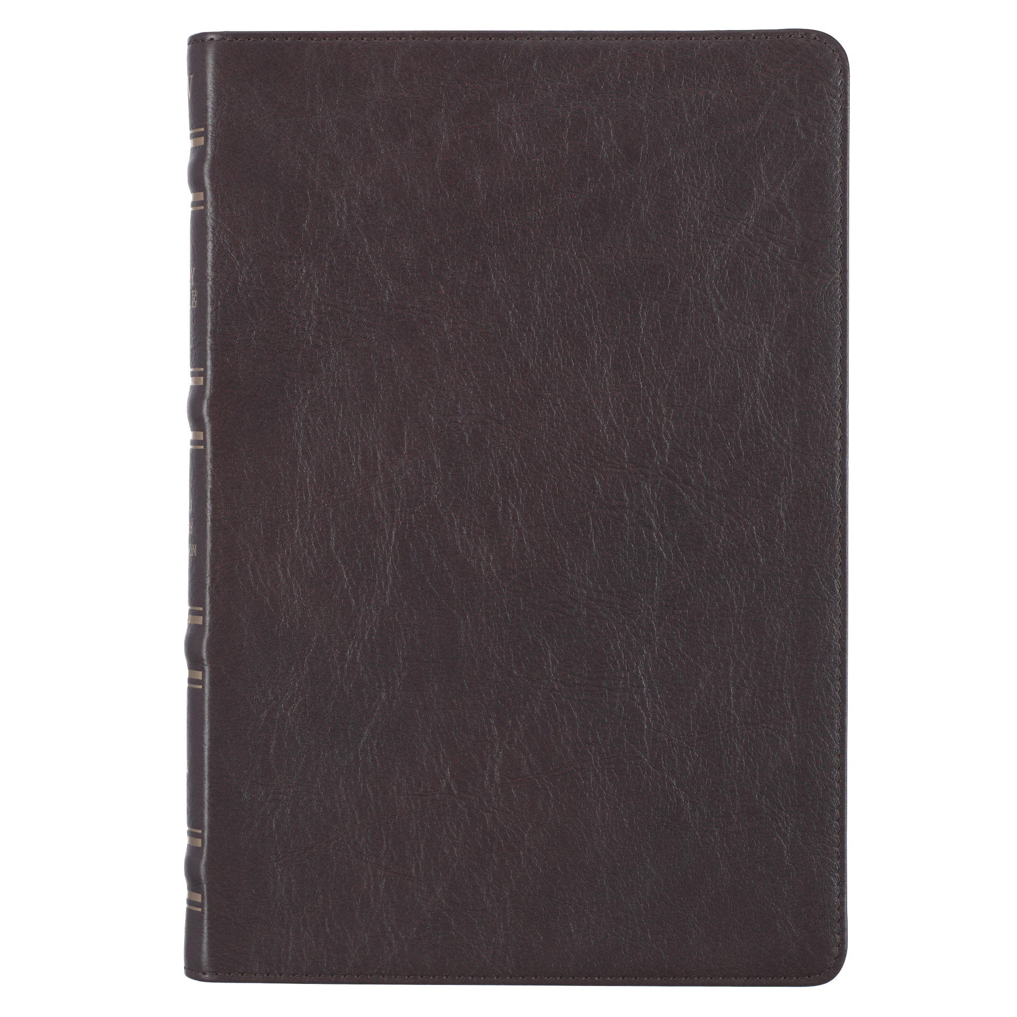 KJV Holy Bible, Thinline Large Print Premium Full Grain Leather Red ...