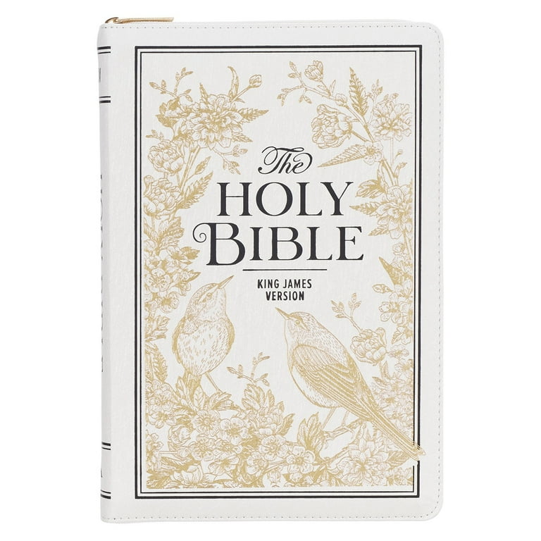 KJV Holy Bible, Thinline Large Print Vegan Leather Red Letter