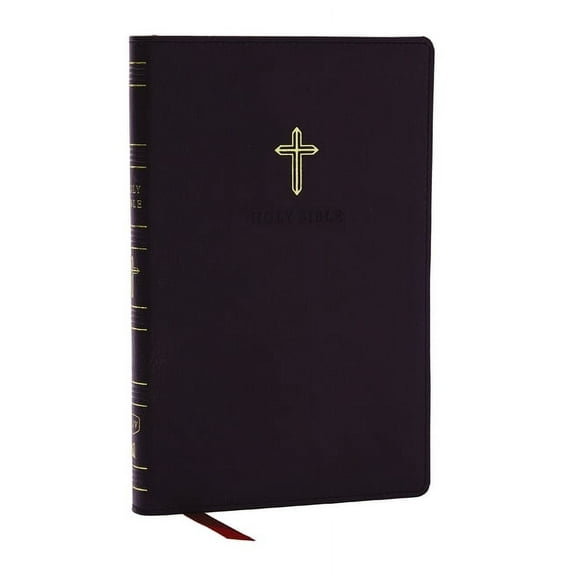 KJV Holy Bible: Ultra Thinline, Black Leathersoft, Red Letter, Comfort Print: King James Version, (Hardcover)