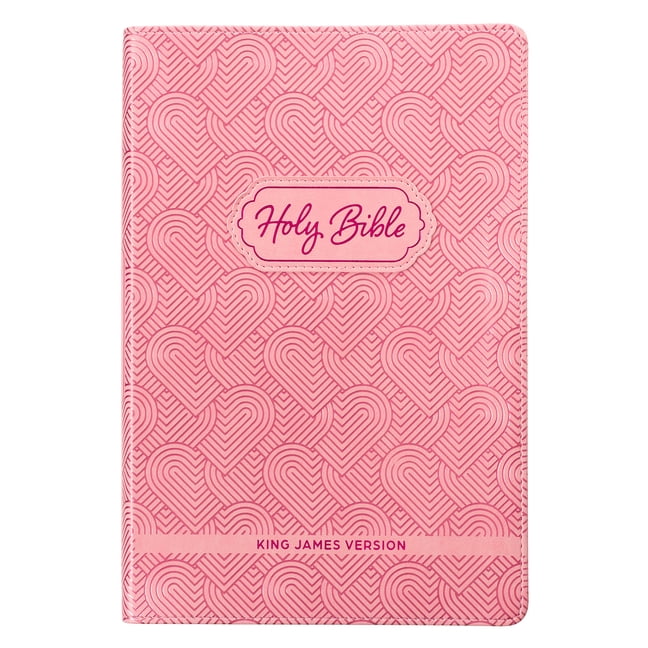 KJV Bible Kid Edition (Faux Leather, Light Pink), (Hardcover)