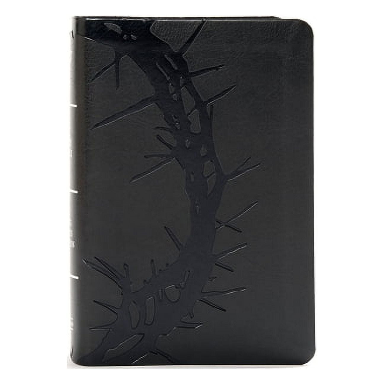 HOLMAN BIBLE STAFF KJV Large Print Compact Reference Bible, Charcoal LeatherTouch