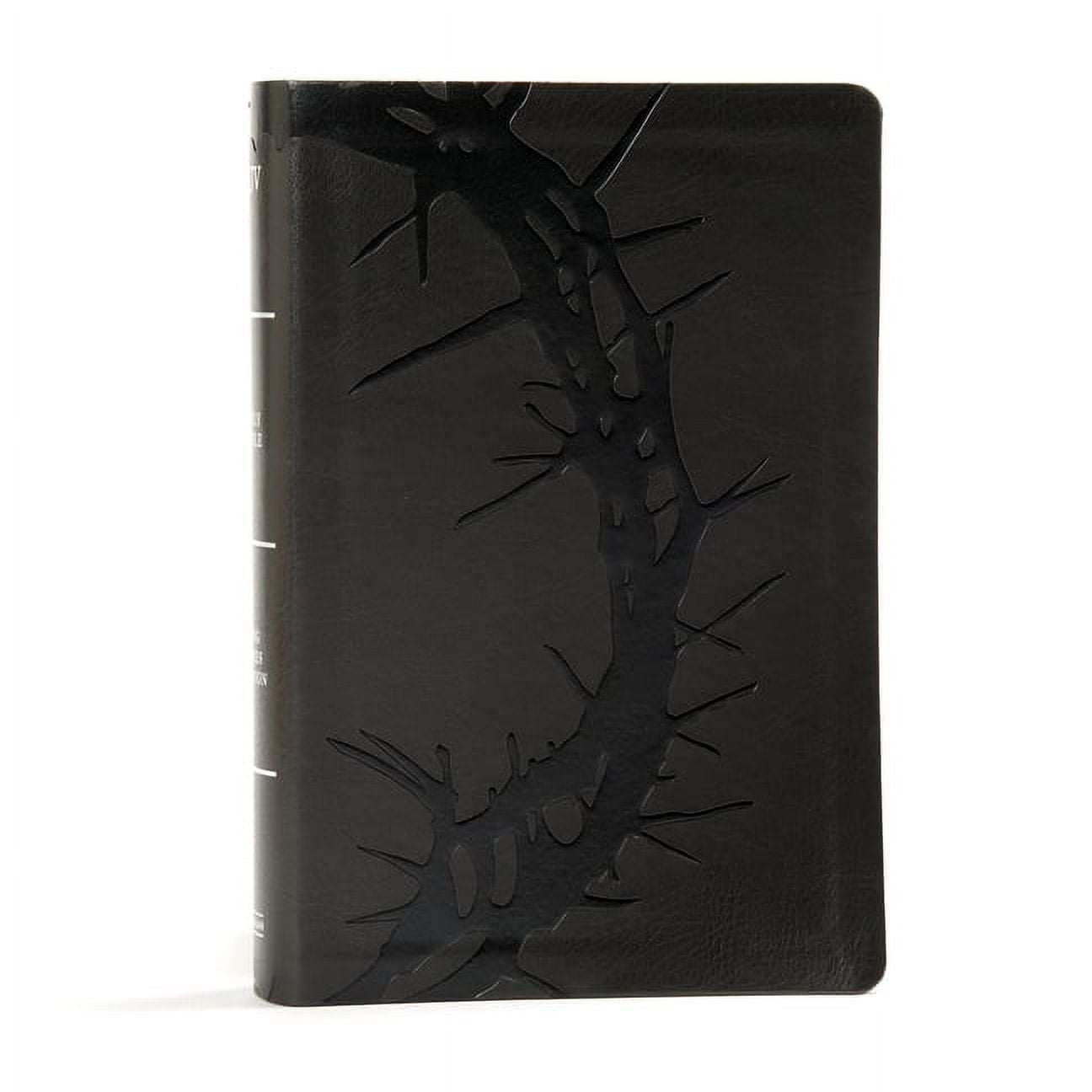 KJV Large Print Personal Size Reference Bible, Charcoal Leathertouch (Large Print) (Hardcover)