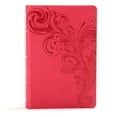 thumbnail image 1 of KJV Large Print Personal Size Reference Bible, Pink Leathertouch, (Hardcover), 1 of 2