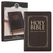 KJV Large Print Thumb Index Edition Brown Large Print Hardcover