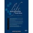 thumbnail image 1 of Pre-Owned KJV Life Application Study Bible, Second Edition, Large Print (Red Letter, Bonded Leather, Black, Indexed), 9780842368872, 0842368876, Paperback,, 1 of 1
