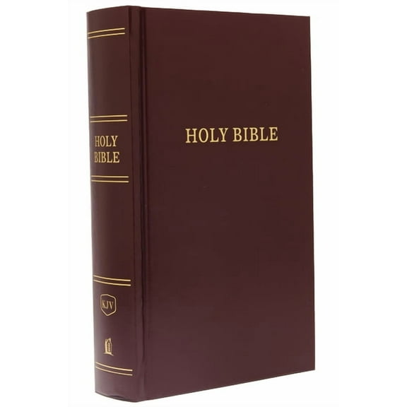 KJV, Pew Bible, Hardcover, Burgundy, Red Letter Edition, (Hardcover)