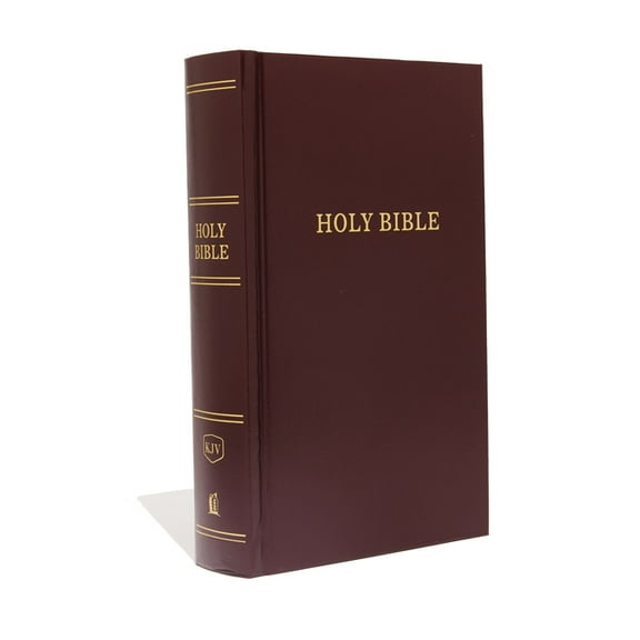 KJV, Pew Bible, Large Print, Hardcover, Burgundy, Red Letter Edition, (Hardcover)