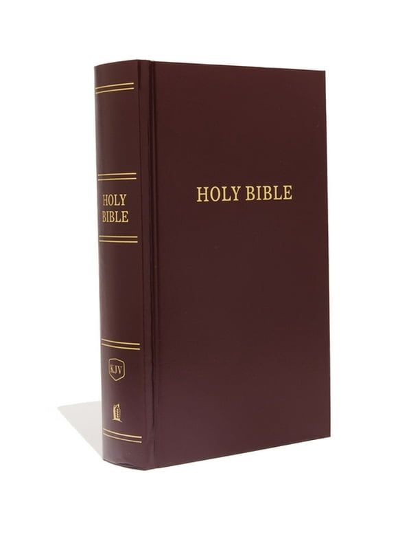 KJV, Pew Bible, Large Print, Hardcover, Burgundy, Red Letter Edition, (Hardcover)