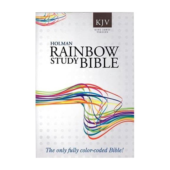 Pre-Owned KJV Rainbow Study Bible, Paperback Paperback