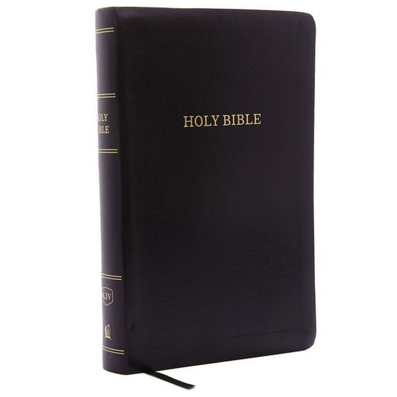KJV, Reference Bible, Personal Size Giant Print, Leather-Look, Black, Red Letter Edition, (Paperback)