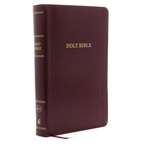 KJV, Reference Bible, Personal Size Giant Print, Leather-Look, Burgundy, Red Letter Edition, (Paperback)