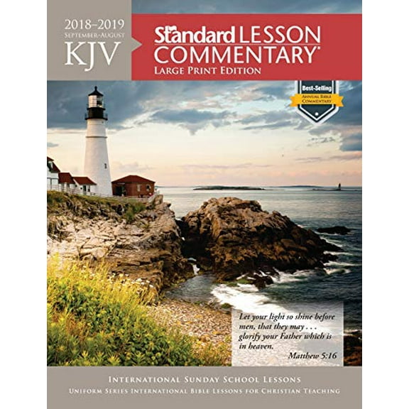 Pre-Owned Standard Lesson Comm: KJV Standard Lesson Commentary® Large Print Edition 2018-2019 (Paperback)