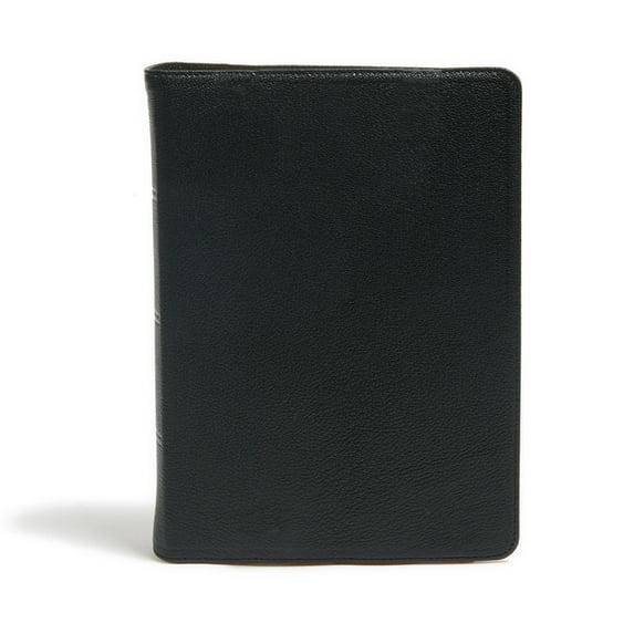KJV Study Bible, Full-Color, Black Premium Goatskin, Indexed (Hardcover)
