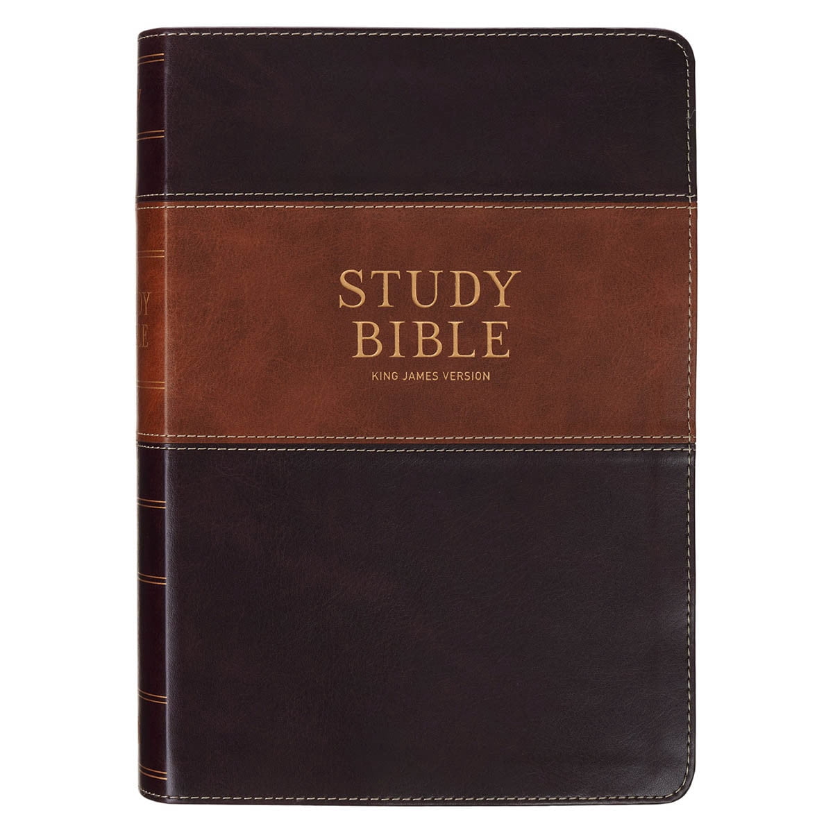 KJV LP BURGUNDY TOFFEE BOXED STUDY BIBLE THUMB INDEX