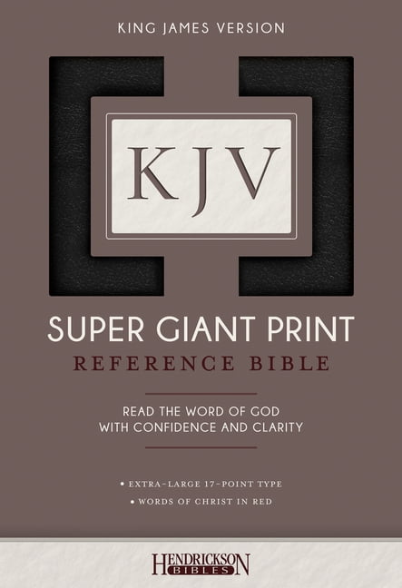 HENDRICKSON BIBLES KJV Super Giant Print Bible (Imitation Leath) (Hardcover)