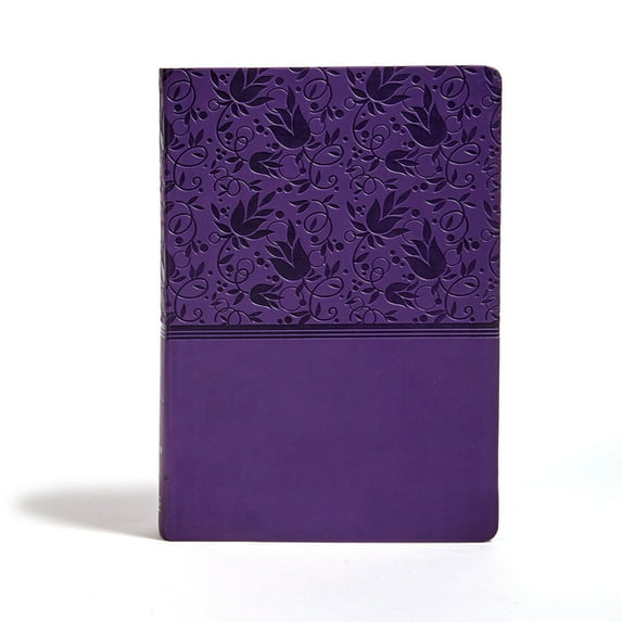 KJV Super Giant Print Reference Bible, Purple Leathertouch, (Hardcover)