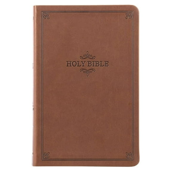 KJV Thinline Bible, Value Edition, Brown Leathertouch, (Hardcover)