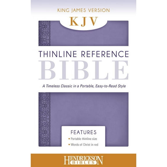 KJV Thinline Reference Bible, Flexisoft (Imitation Leather, Lavender, Red Letter) (Hardcover)