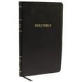 thumbnail image 1 of KJV, Thinline Reference Bible, Leather-Look, Black, Red Letter Edition, (Paperback), 1 of 1