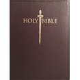 thumbnail image 1 of KJVER Sword Study Bible Personal Size Large Print Burgundy Genuine Leather Indexed : King James Version Easy Read (Hardcover), 1 of 2