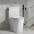 thumbnail image 1 of KK KE KING  Powerful Flush & Sleek Dsign 12'' Rough-In Elongated One Piece Toilet, 1 of 16