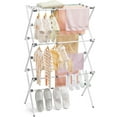 thumbnail image 1 of KK KINGRACK Clothes Drying Rack, 3-Tier Collapsible Steel Laundry Rack,  Expandable Clothes Dryer, White, 35.43 in, 1 of 6