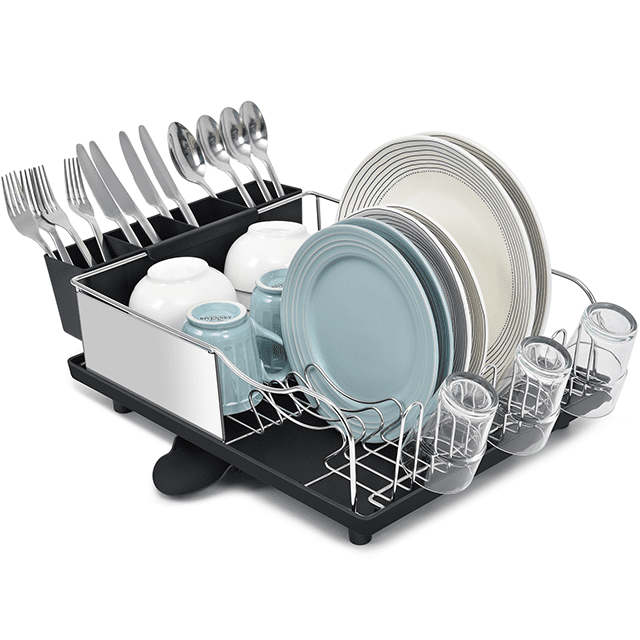 KK KINGRACK Dish Drying Rack, Large 304 Stainless Steel Dish Rack for