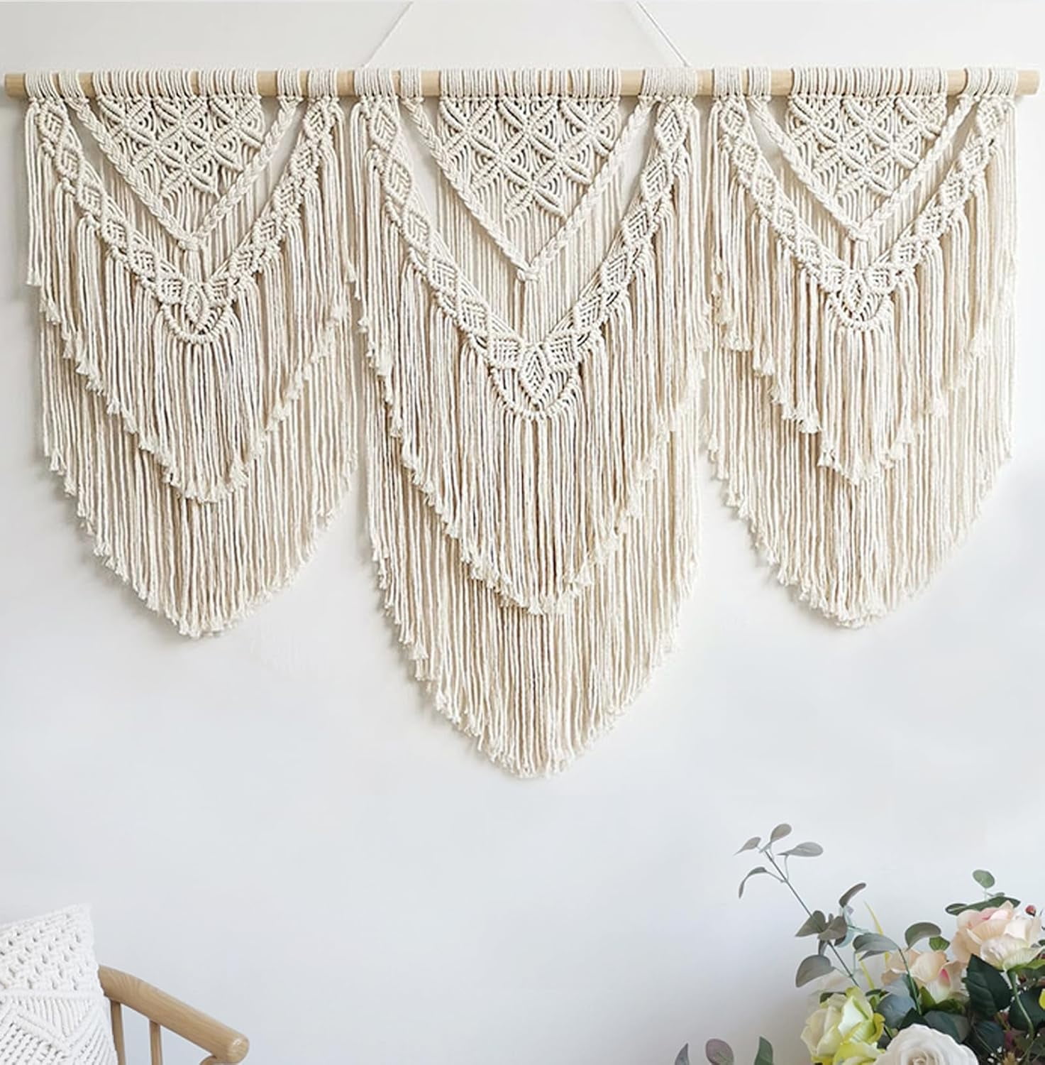 Macrame Wall Hanging Large- Boho Wall Decor- large wall art- Wall Decor