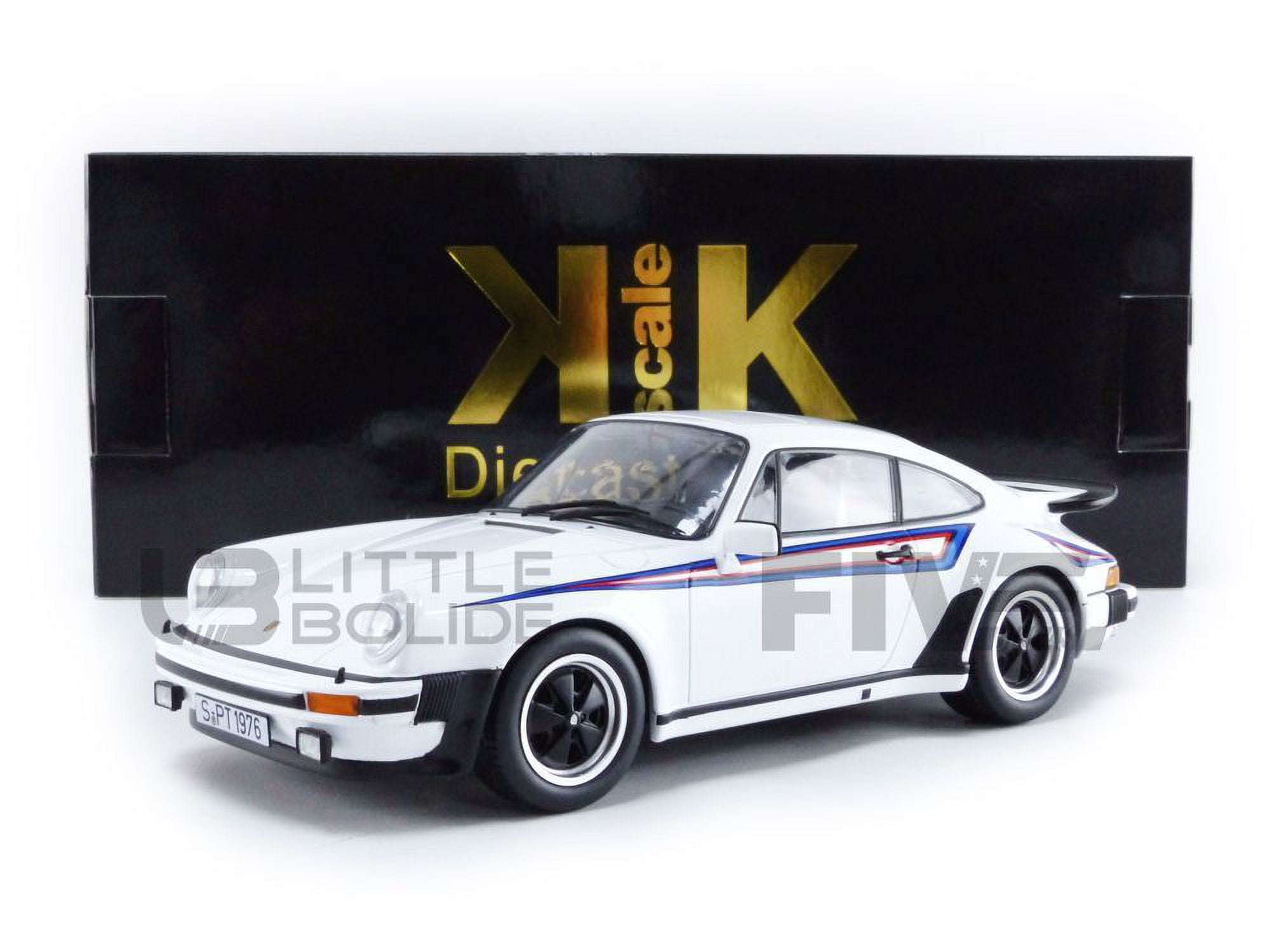 KK SCALE MODELS 180572W - PORSCHE 911 (930) 3.0 TURBO MARTINI - 1976 1/18