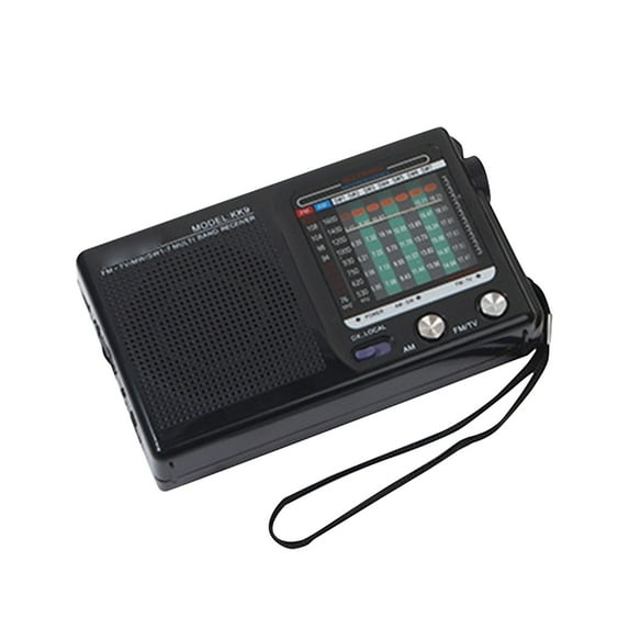 KK9 Portable Retro AM FM Shortwave Full Band Mini High Sensitivity Clear Sound Reception For Home And Travel Use