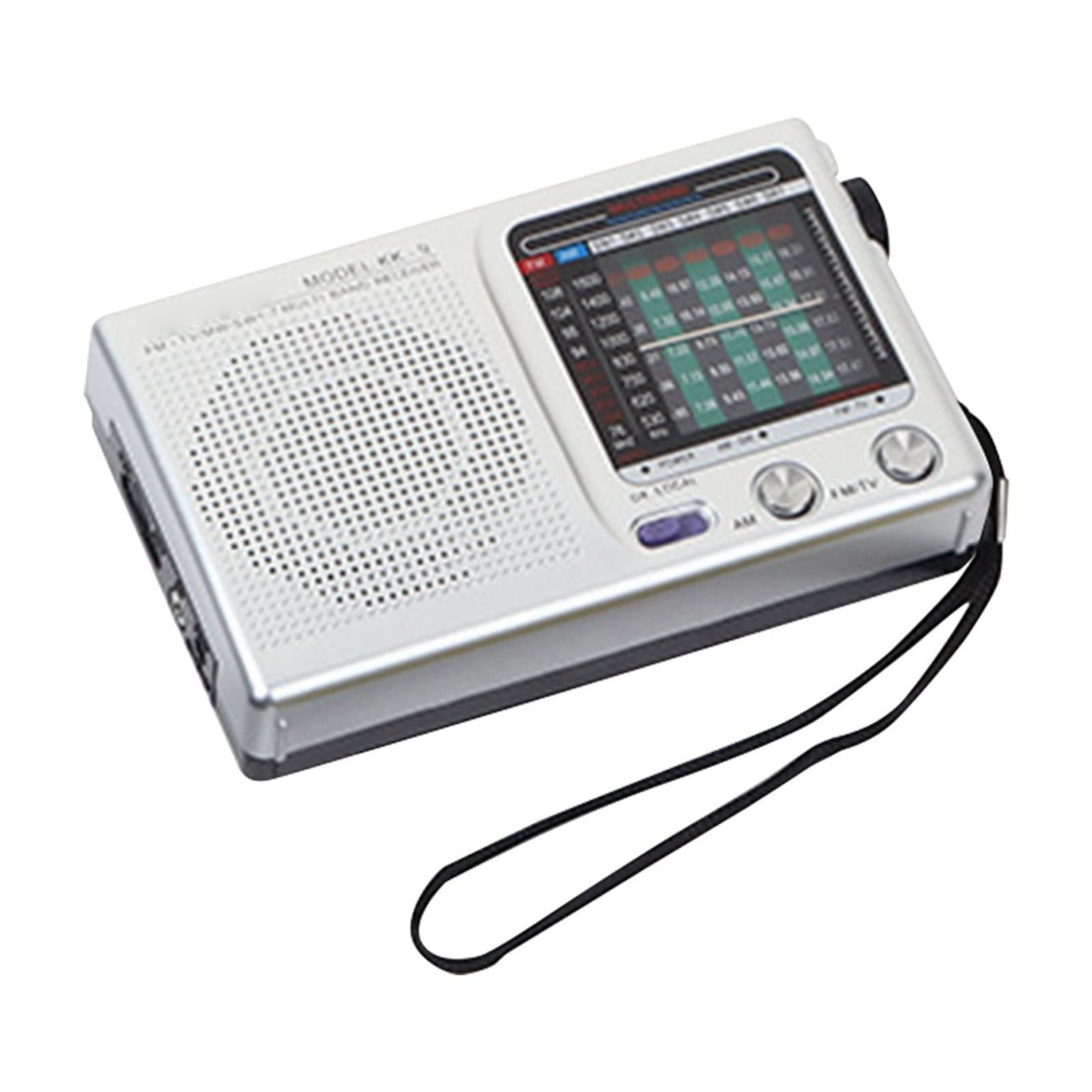 KK9 Portable Retro AM FM Shortwave Vintage Style Full Band Mini With ...