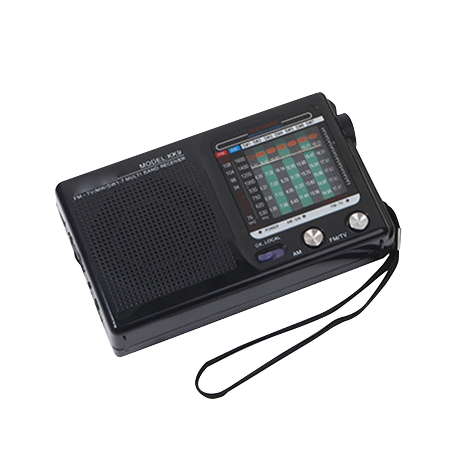 KK9 Portable Retro AM FM Shortwave Vintage Style Full Band Mini With ...