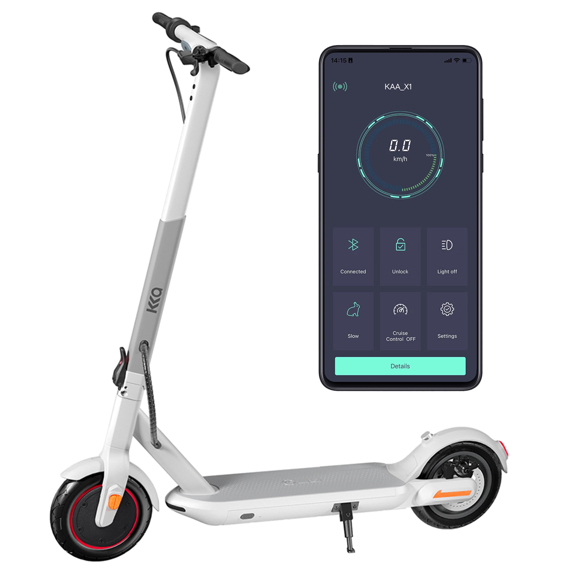scooter daylife 153㎝ KKA Electric Scooter Adults, 350W Motor 16 MPH/18 Miles, 8.5