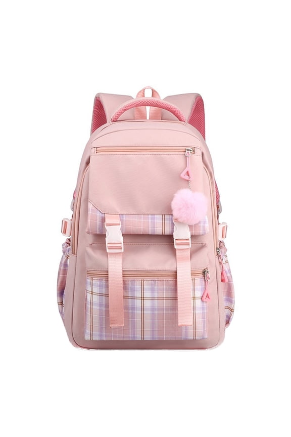 Backpack Lunch Box Cute Patterns, Adjustable Padded Straps School Backpack with Compartment 2026 School Bag Top Red One Size