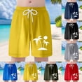 thumbnail image 1 of KKBOTIVE Boys Swim Shorts Size 10-12 Loose Lightweight Striped Cool Short Trousers Swimming Surfing Relaxed Soft Swimwear Bathing Pool Suit Z02Black 8-9 Years, 1 of 9