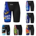 thumbnail image 1 of KKBOTIVE Boys Swim Trunks Printed Athletic Swimwear for Kids Cozy Boys Swimming Shorts Summer Beach Pool Sports Wear, Green Size: 6-7 Years, 1 of 3