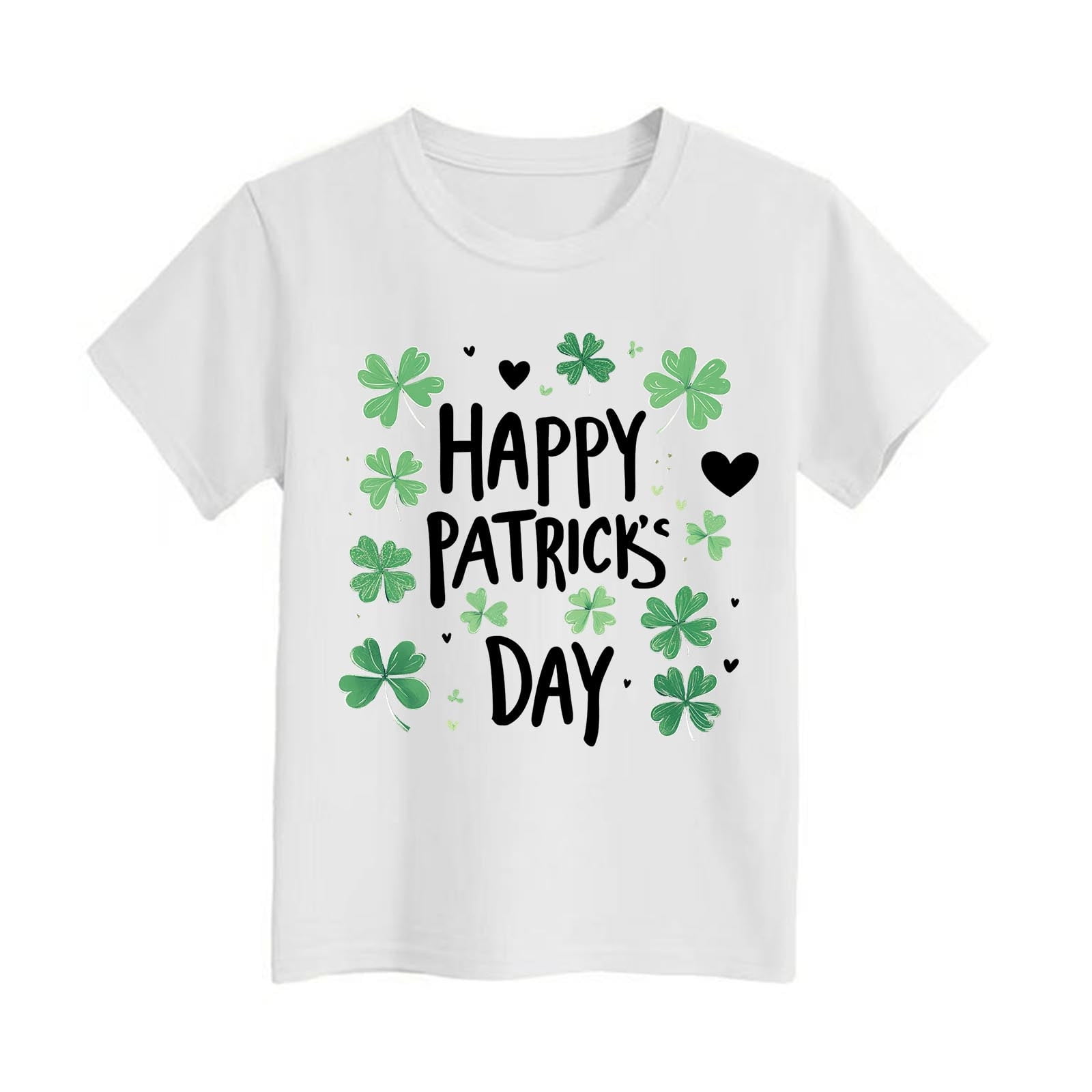 Little Boys Toddler Short Sleeve T-Shirt - 100% Cotton Casual Tee For Kids