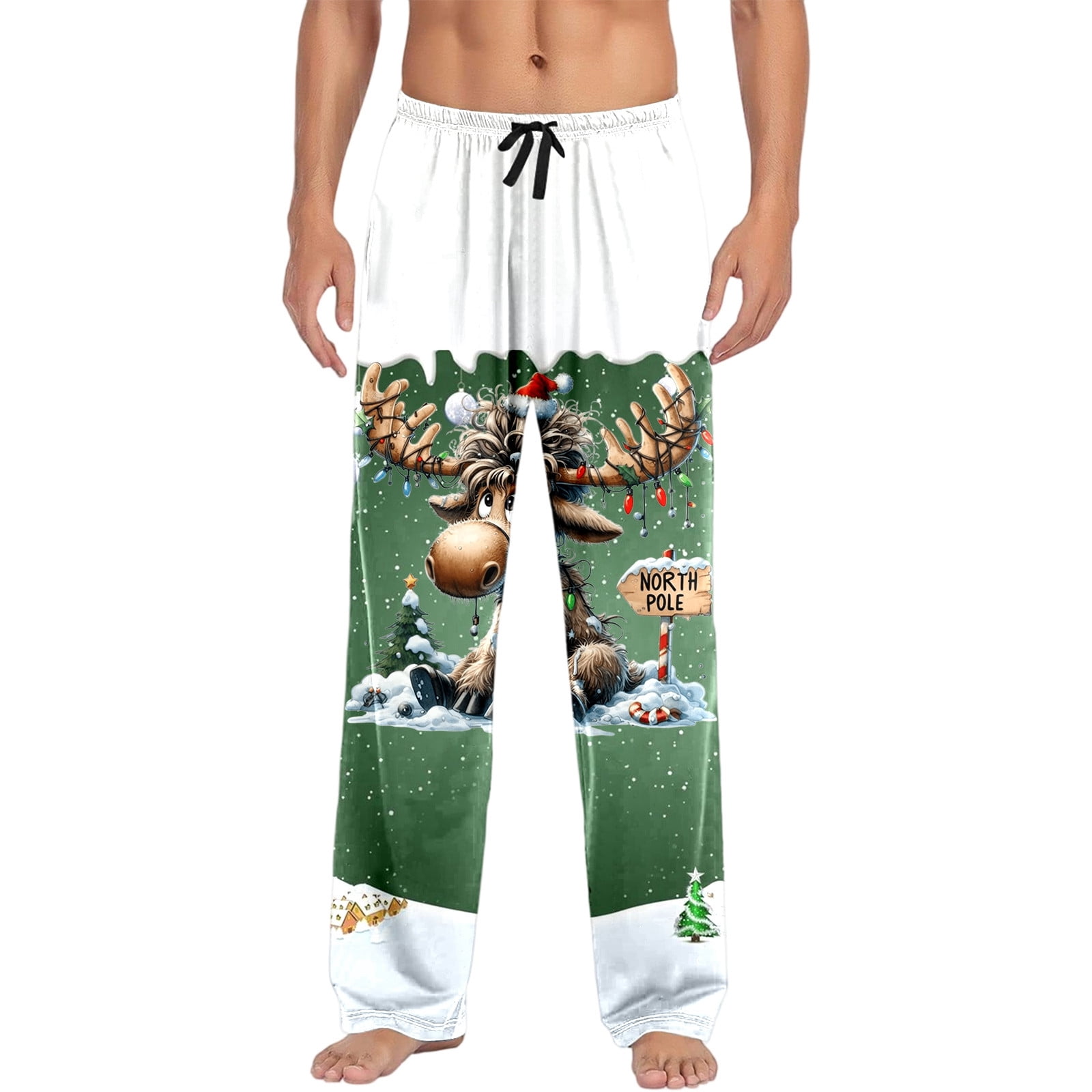 KKBOTIVE Christmas Pajama Pants for Men Christmas Pajama Bottoms for — free download