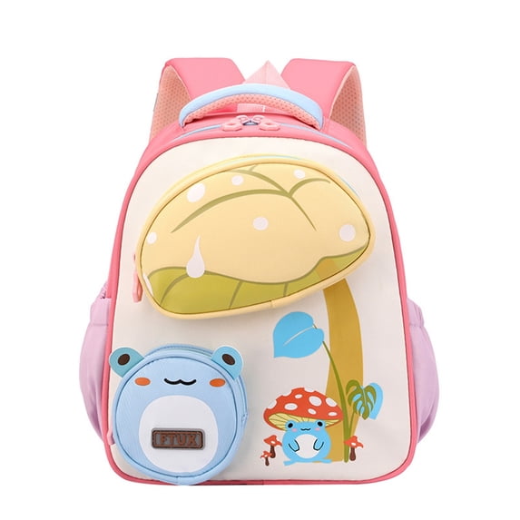 KKBOTIVE High School Backpacks Front Utility Pocket with Built-In Organizer School Backpack with Compartment 2026 School Bag Top Pink One Size