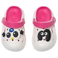 thumbnail image 1 of KKBOTIVE Kids Clogs Cute Cartoon Boys Girls Garden Clogs Toddlers Breathable Slides Sandals Child's Lightweight -on Beach Pool Shower Slippers, Hot Pink Size: 7.5-8 Years, 1 of 3
