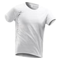 thumbnail image 1 of KKBOTIVE Men's T-Shirt Casual Crew Neck Solid Color Sports Tee Soft Cozy Top for Mens Fashion Summer Clothing, White Size: M, 1 of 2