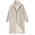 thumbnail image 1 of KKBOTIVE Mens Trench Coat Zip Up Windbreaker Jackets Lapel Lightweight Long Jacket Casual Overcoat Men's Fashion Khaki Size: L, 1 of 4