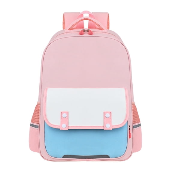 KKBOTIVE School Backpacks Durable, Lightweight Bookbag with Compartment Ideal for School, Travel School Bags 2026 School Bag Top Pink One Size