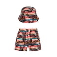 thumbnail image 1 of KKBOTIVE Shorts for Boys Lightweight Quick Drying Hiking Cargo Shorts Comfortable Beach Short Pant Kids Fashion Joggers, Watermelon Red Size: 7-8 Years, 1 of 4